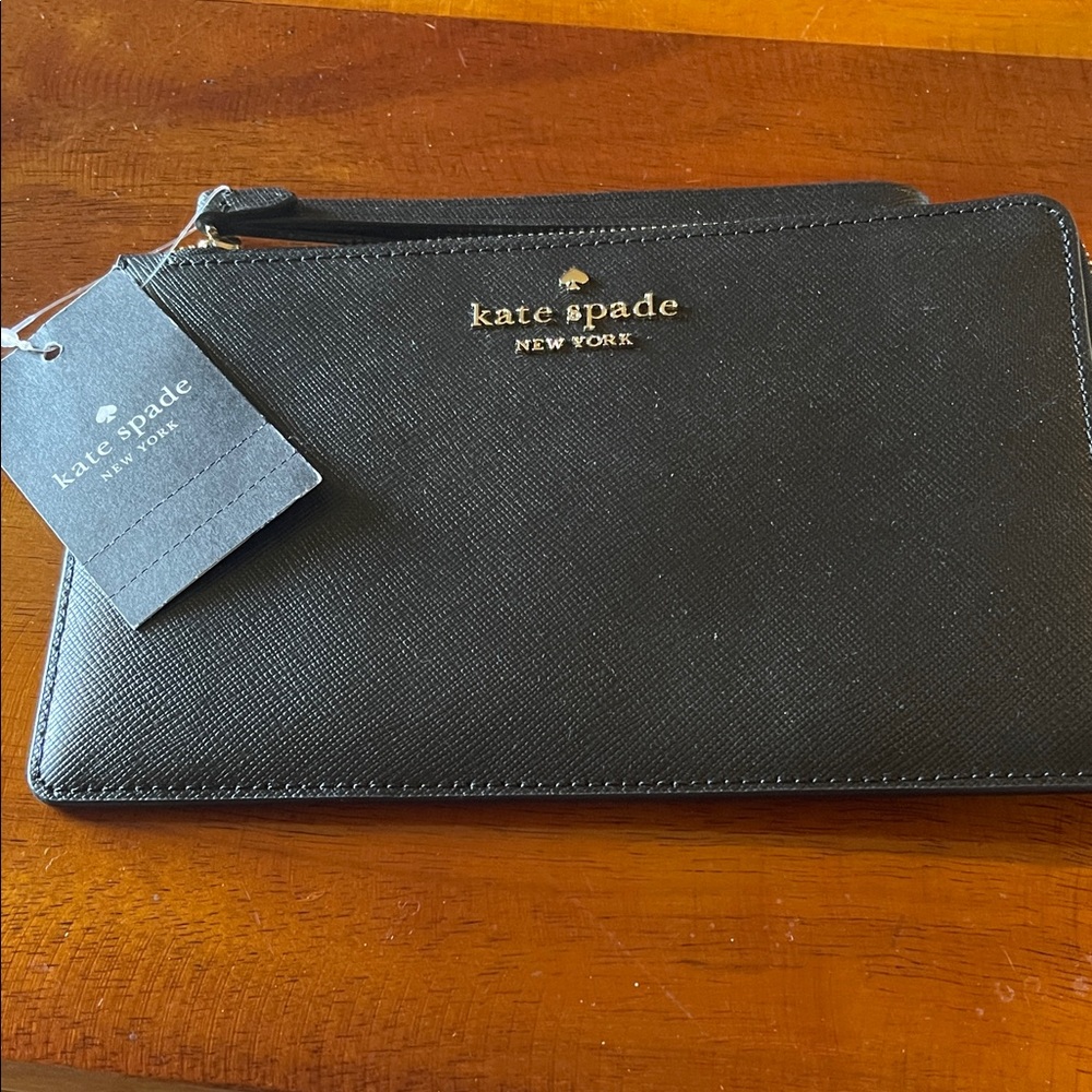 Kate Spade Black Clutch Wristlet
